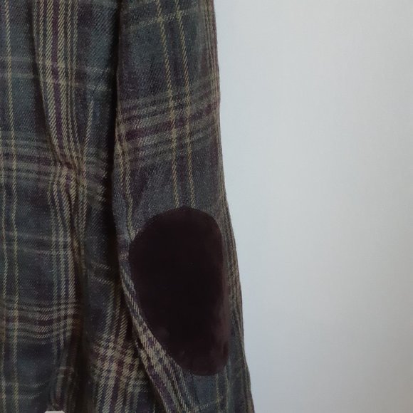 Haggar Tartan Blazer Women's Size 10 With Shoulder Pads - Picture 6 of 16